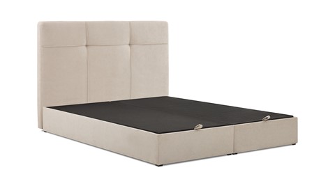 Opbergbed Mani zonder matras, creme