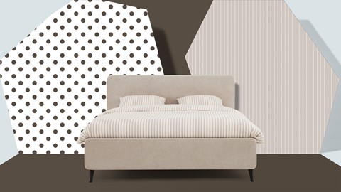 Opbergbed Sunna, creme