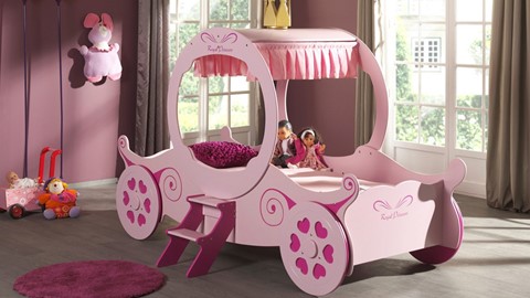 Merchandiser Over instelling wagon Bed Prinses Kate car | Beddenreus