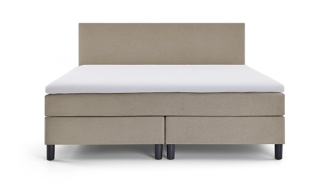 Box Lowen Pro vlak met gestoffeerd matras, grey beige