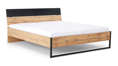 Bed Thor, oak wotan/black