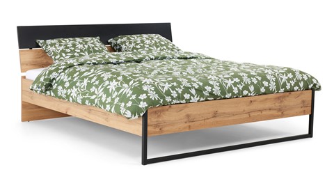 Bed Thor, oak wotan/black