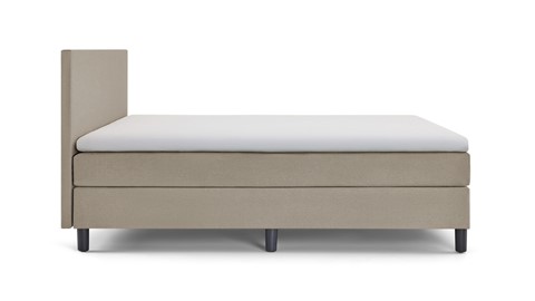 Box Lowen Pro vlak met gestoffeerd matras, grey beige