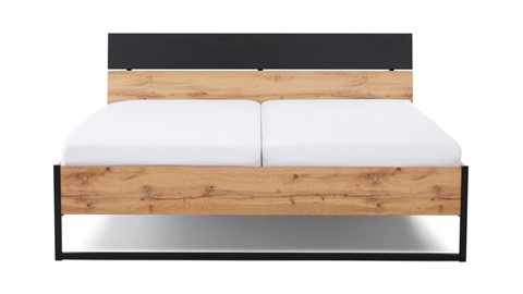 Bed Thor, oak wotan/black