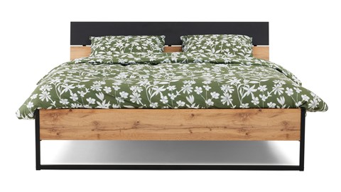 Bed Thor, oak wotan/black