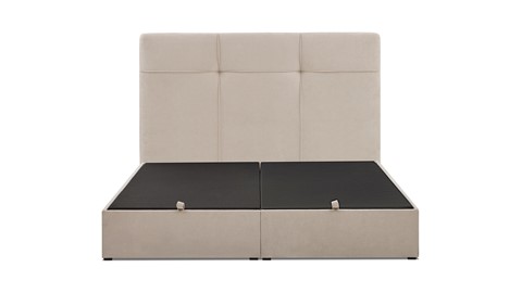 Opbergbed Mani zonder matras, creme